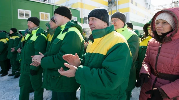 Открытие нового цеха предприятия "Юг Сибири". 10 марта 2017 года.