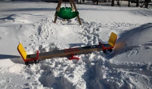 Много снега.