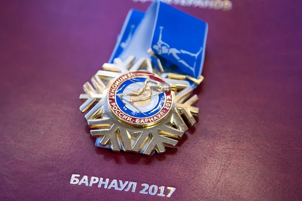 Чемпионат России по биатлону среди ветеранов в Барнауле.