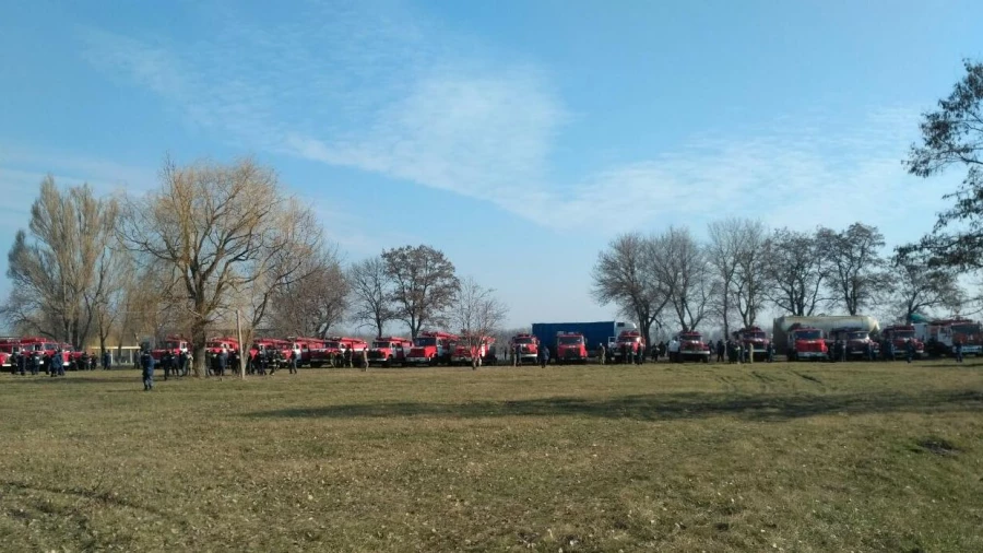 Взрывы боеприпасов на Украине.