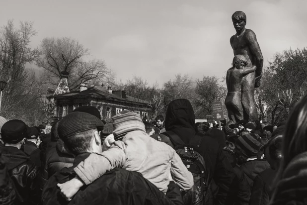 Митинг против коррупции. Барнаул, 26 марта 2017 года.