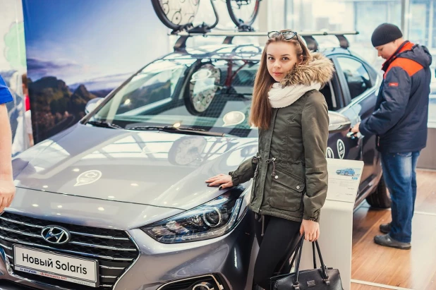 В Автоцентре АНТ показали новый Hyundai Solaris.