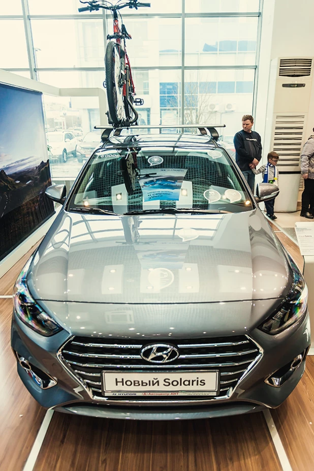 В Автоцентре АНТ показали новый Hyundai Solaris.