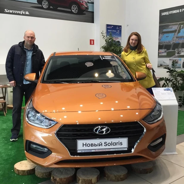 В Автоцентре АНТ показали новый Hyundai Solaris.