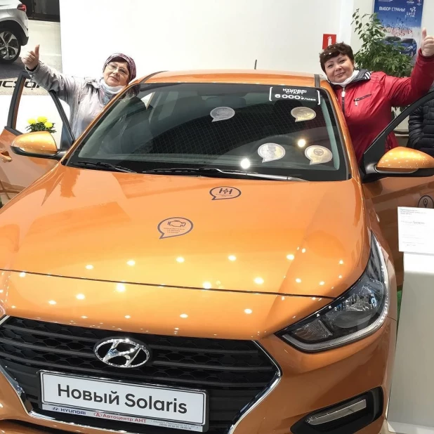 В Автоцентре АНТ показали новый Hyundai Solaris.