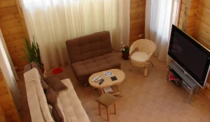 Загородный дом из клееного бруса.