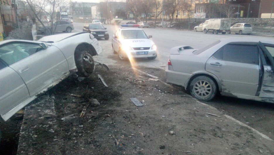 ДТП в Новосибирске. 1 апреля 2017 года.