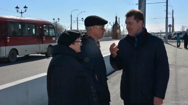 Сергей Дугин отправился в объезд по Барнаулу 1 апреля.