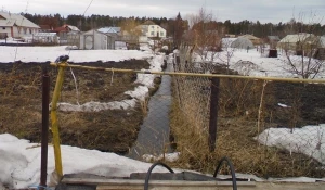 В Барнауле откачивают талые воды. Паводок на Алтае.