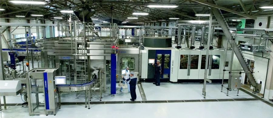 Линия розлива в ПЭТ-бутылку - пилотная площадка по внедрению бережливого производства.