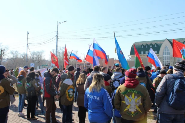 Митинг против терроризма в Барнауле 8 апреля 2017.