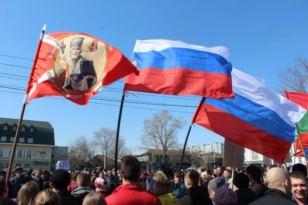 Митинг против терроризма в Барнауле 8 апреля 2017.