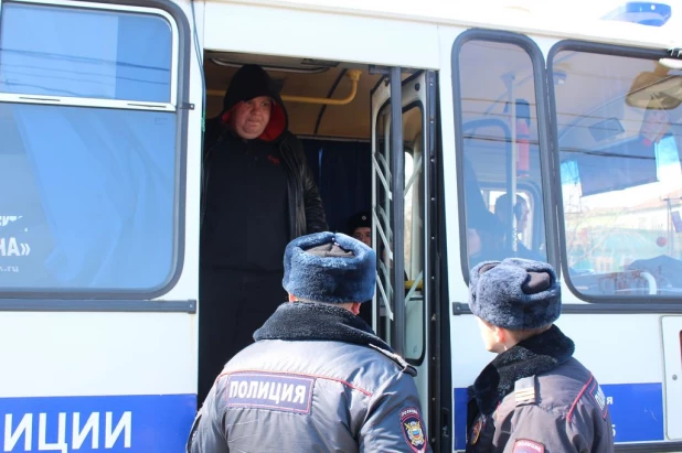 Митинг против терроризма в Барнауле 8 апреля 2017.