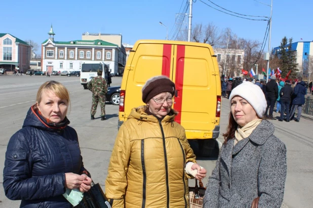 Митинг против терроризма в Барнауле 8 апреля 2017.