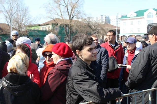 Митинг против терроризма в Барнауле 8 апреля 2017.