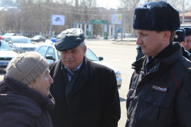 Митинг против терроризма в Барнауле 8 апреля 2017.