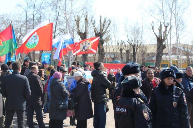 Митинг против терроризма в Барнауле 8 апреля 2017.