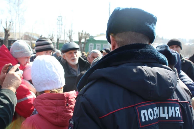 Митинг против терроризма в Барнауле 8 апреля 2017.