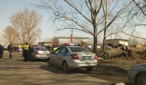 ДТП в Бийске на улице Каховской. 10 апреля 2017 года.