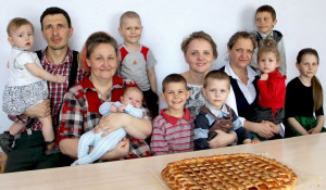 Многодетная семья Зинченко.