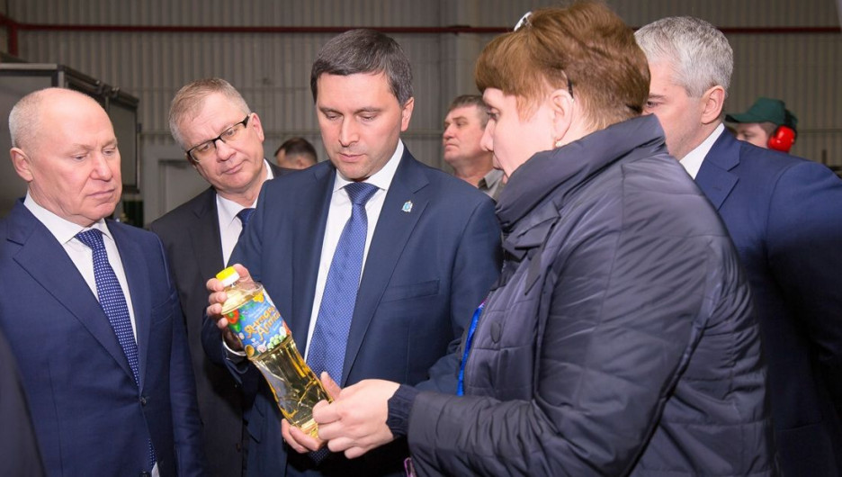 Делегация Ямало-Ненецкого АО посетила Барнаульский маслоэкстракционный завод.