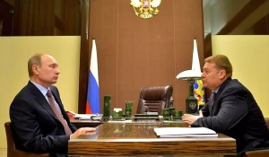 Владимир Путин и Леонид Маркелов