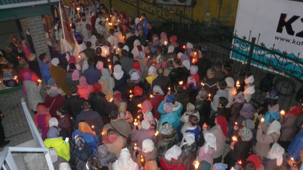 Пасха в Барнауле.