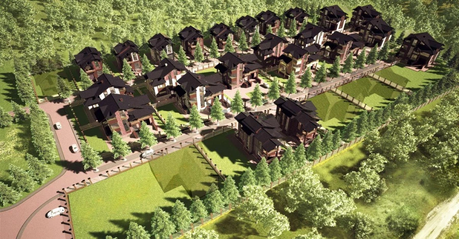 Поселок Лион (визуализация).