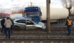 Массовая авария на Змеиногорском тракте. Барнаул, 18 апреля 2017 года.