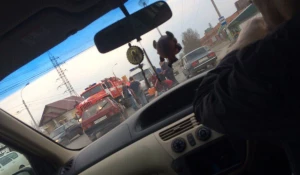 ДТП по ул. Трактовой в Барнауле.