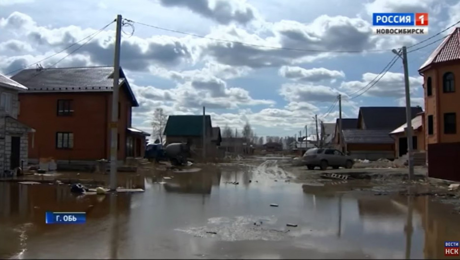 В Новосибирской области началась первая волна паводка.