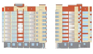 Фасад дома на Пушкина, 32.