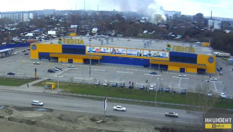 Пожар в Бийске. 25 апреля 2017 года.