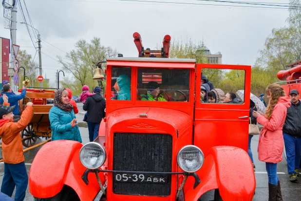 День пожарной охраны в Барнауле.