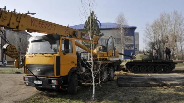 Танк Т-62 в Славгороде.