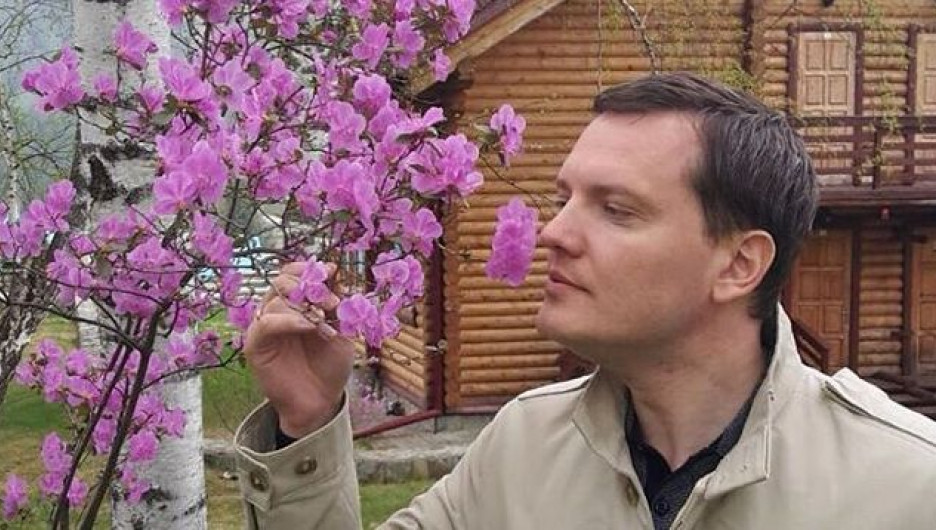 Даниил Бессарабов на празднике "Цветение маральника". 29 апреля 2017 года.