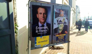 Предвыборная агитация во Франции.