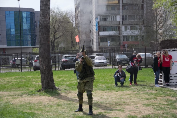 В Барнауле прошел военно-патриотический праздник "Моя Победа"