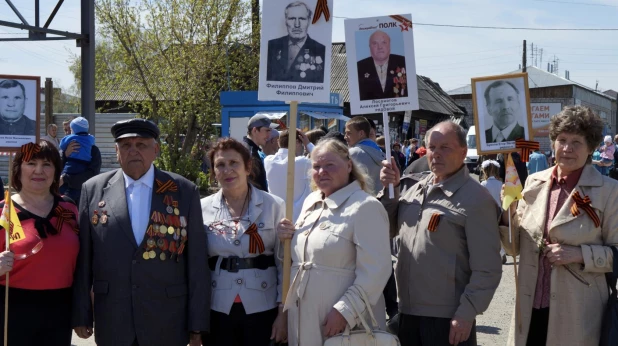 "Бессмертный полк" в селе Боровиха