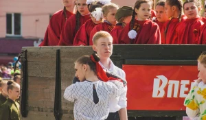 Парад Победы в Барнауле. 9 мая 2017 год.