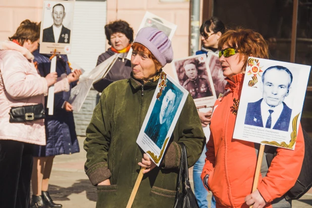 Парад Победы в Барнауле. 9 мая 2017 год.