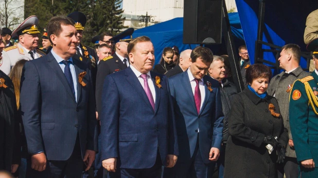 Парад Победы в Барнауле. 9 мая 2017 год.