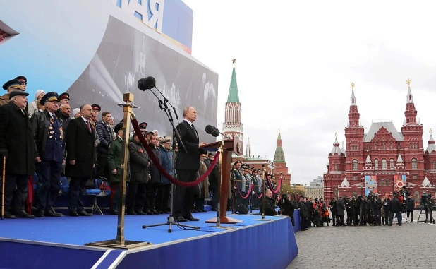 Парад Победы в Москве.