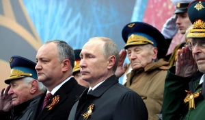 Путин на Параде Победы в Москве.