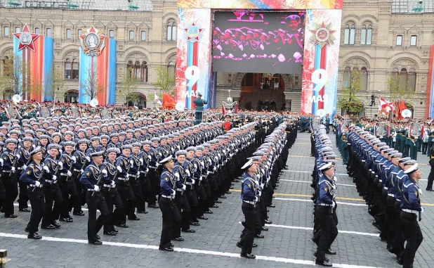 Парад Победы в Москве.