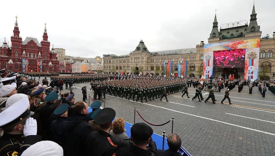 Парад Победы в Москве.