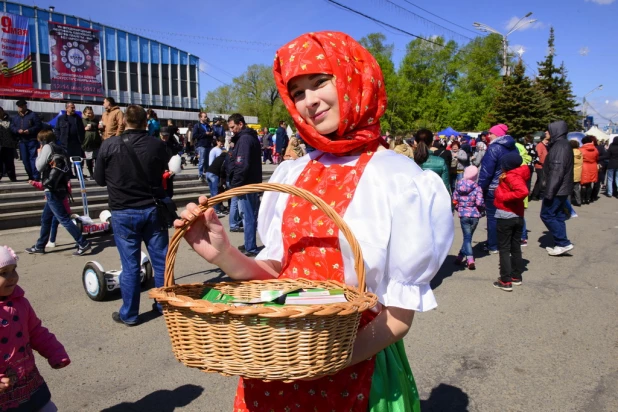 День Победы в Барнауле.