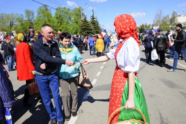 День Победы в Барнауле.