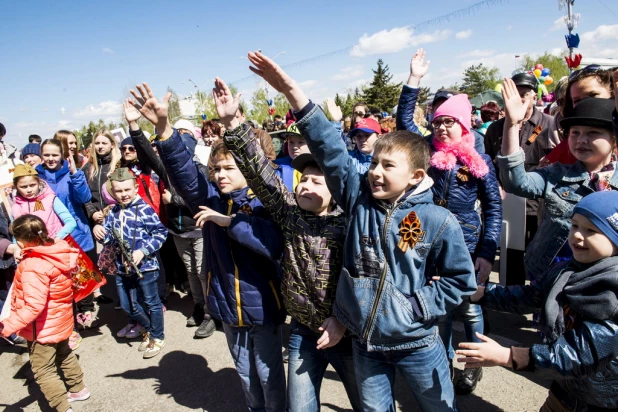 День Победы в Барнауле.