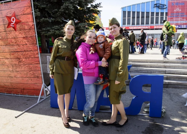 День Победы в Барнауле.